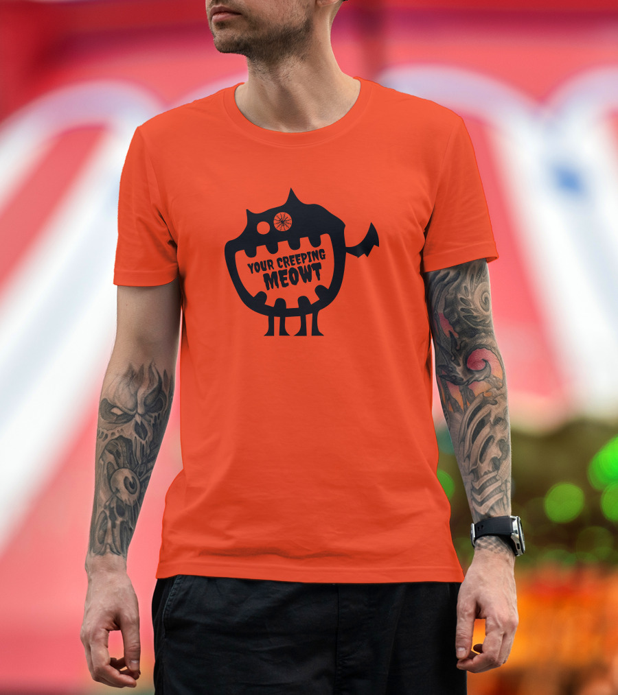 Funcky Designs Your Creeping Meowt Cat T-Shirt