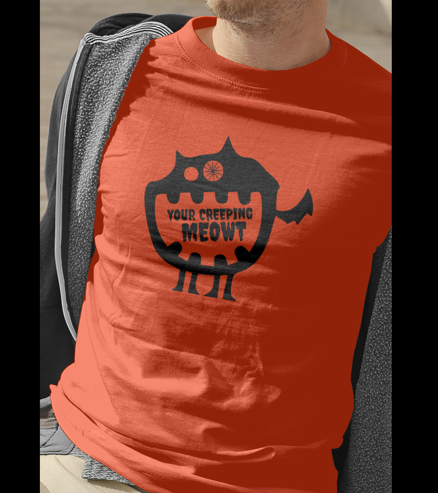 Funcky Designs Your Creeping Meowt Cat T-Shirt