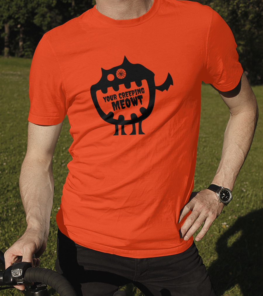 Funcky Designs Your Creeping Meowt Cat T-Shirt