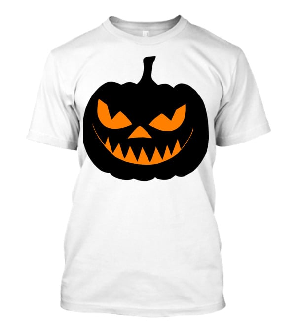 Scary Jack O Lantern Pumpkin Face T-Shirt