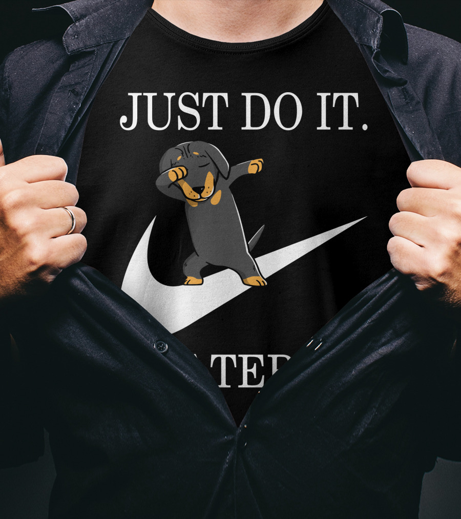 Just Do It Later Dabbing Dachshund T-Shirt