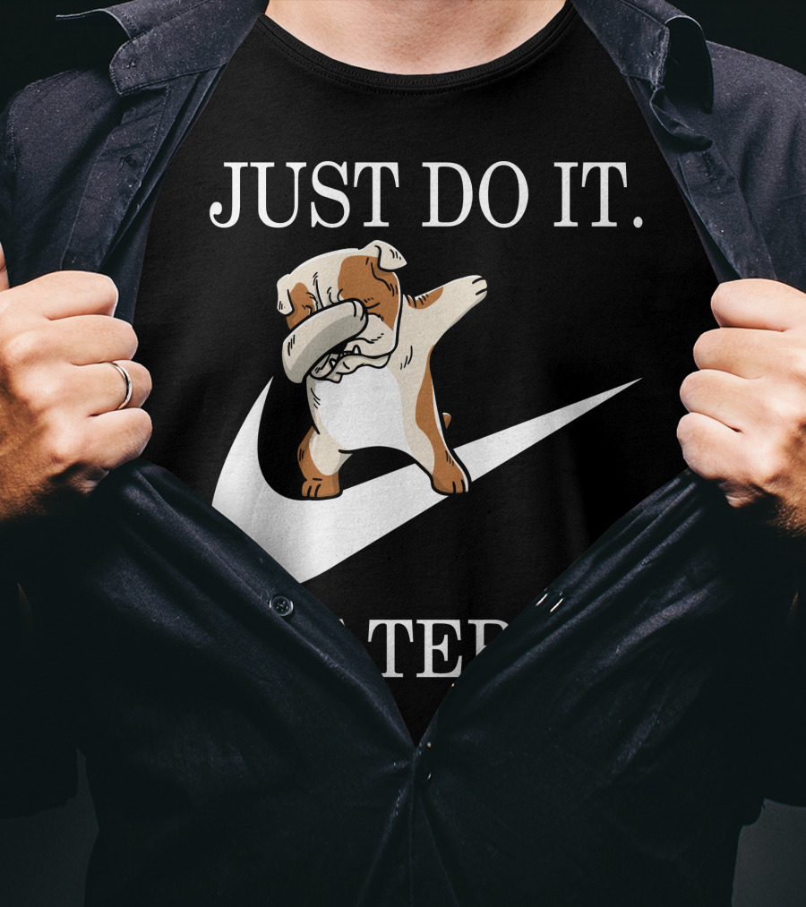 Just Do It Later Dabbing English Bulldog T-Shirt