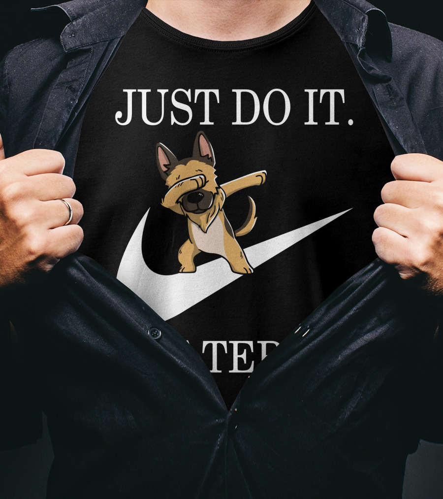 Just Do It Later Dabbing German Shepherd T-Shirt