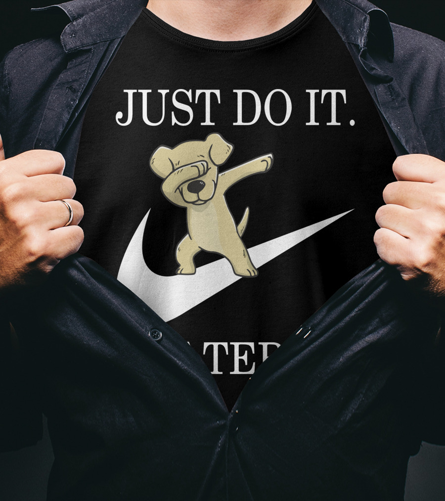 JUST DO IT LATER Dabbing Labrador Retriever T-Shirt