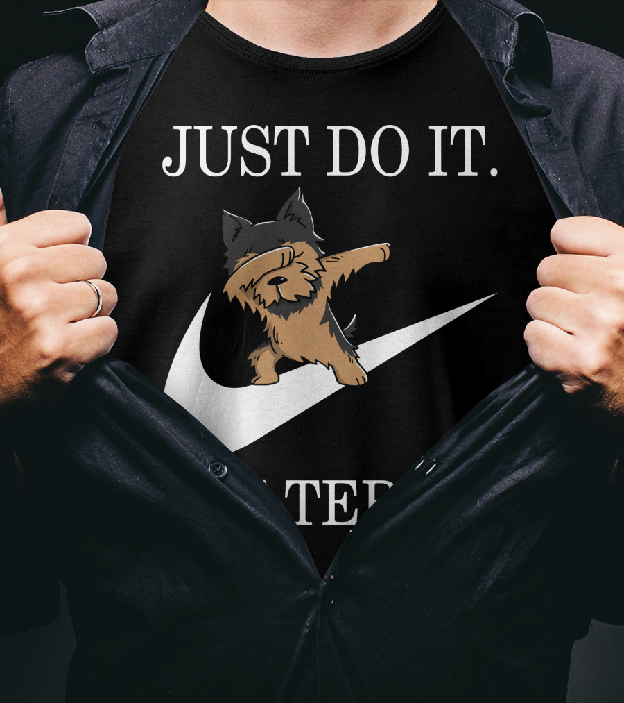 Just Do It Later Dabbing Yorkshire Terrier T-Shirt