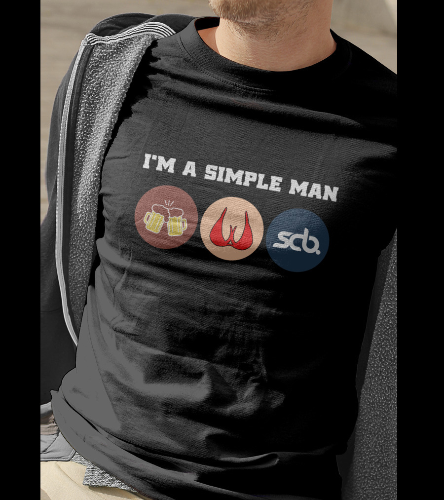 I'M A SIMPLE MAN SCB Boats T-Shirt