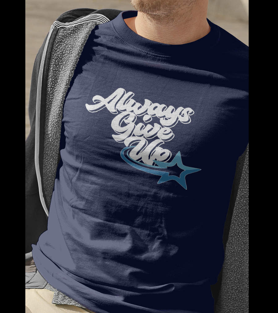 Always Give Up Star Swoosh T-Shirt