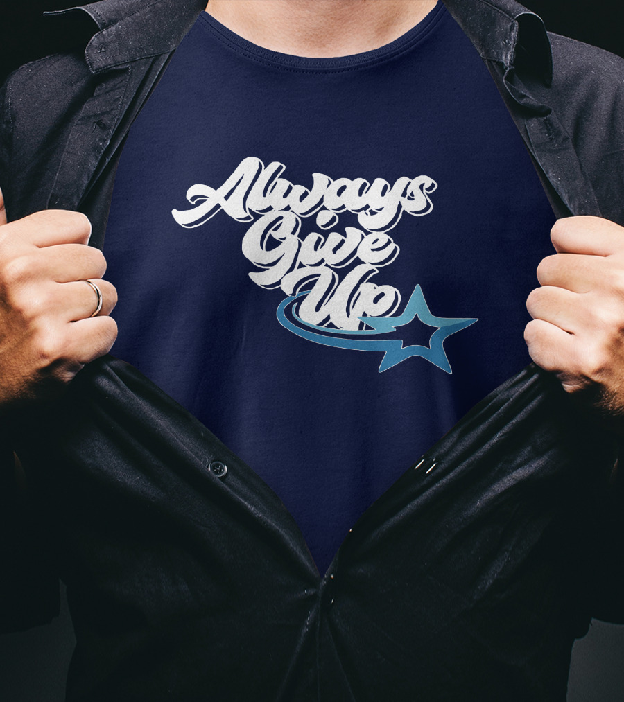 Always Give Up Star Swoosh T-Shirt