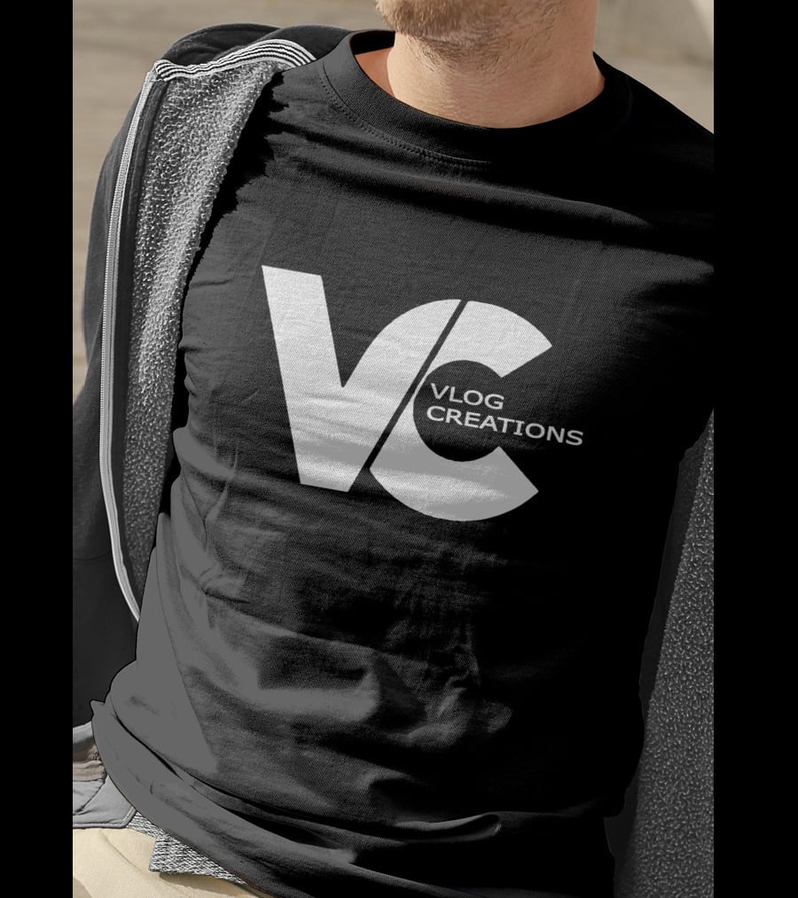 Vc Vlog Creations Logo T-Shirt