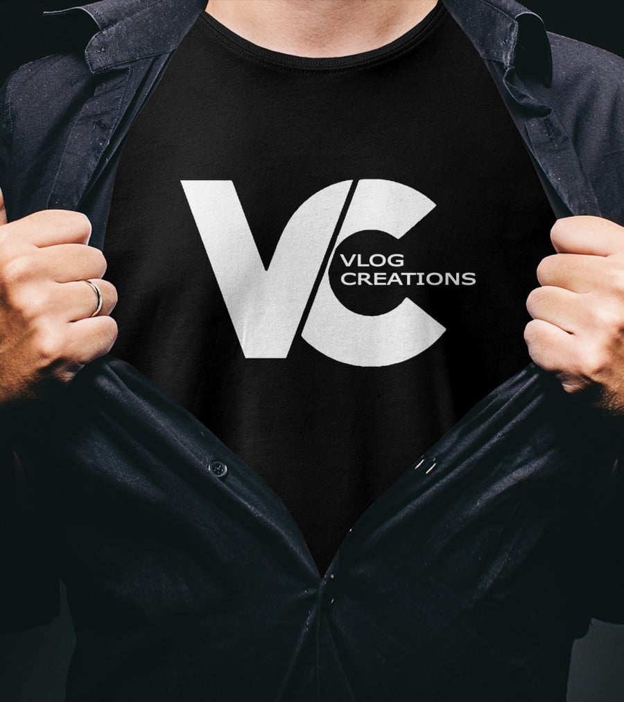Vc Vlog Creations Logo T-Shirt