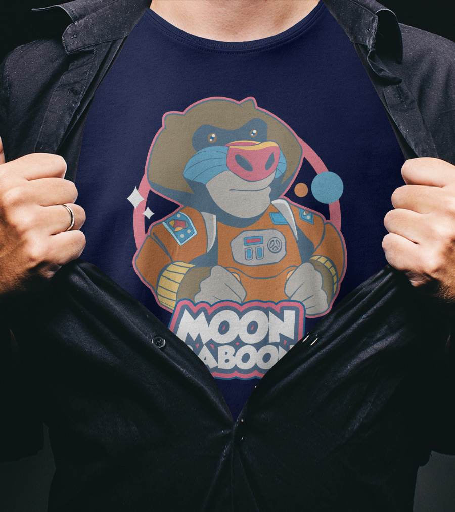 Moon Baboon It Takes Two Space Adventure T-Shirt
