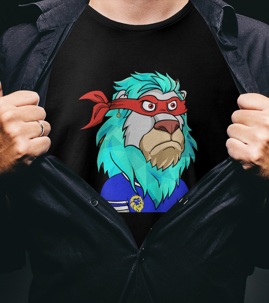 Chris Maddern 6621 Lazy Lions Ninja Opensea Bungalows T-Shirt