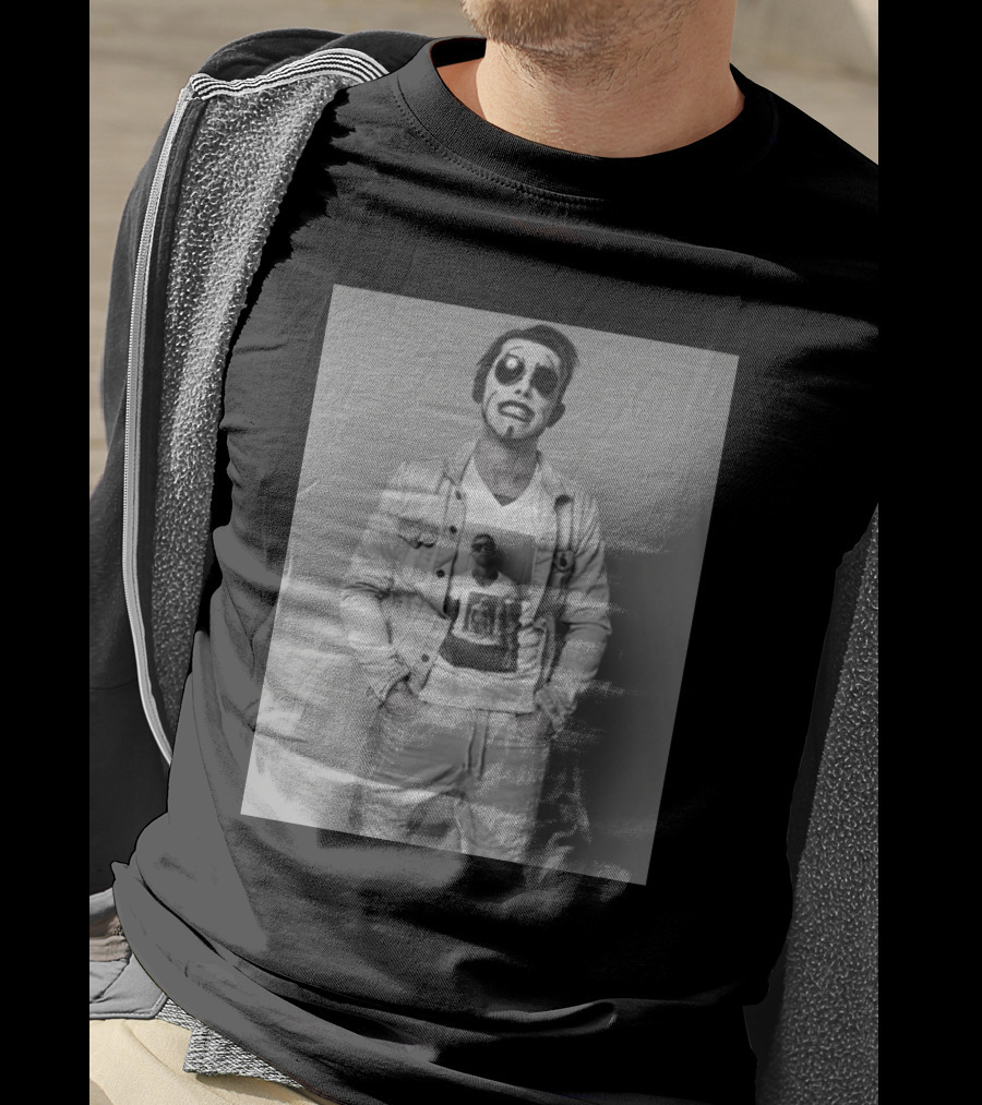 Danhausen NYCC Good Friends Black And White Denim Style With Face Paint T-Shirt