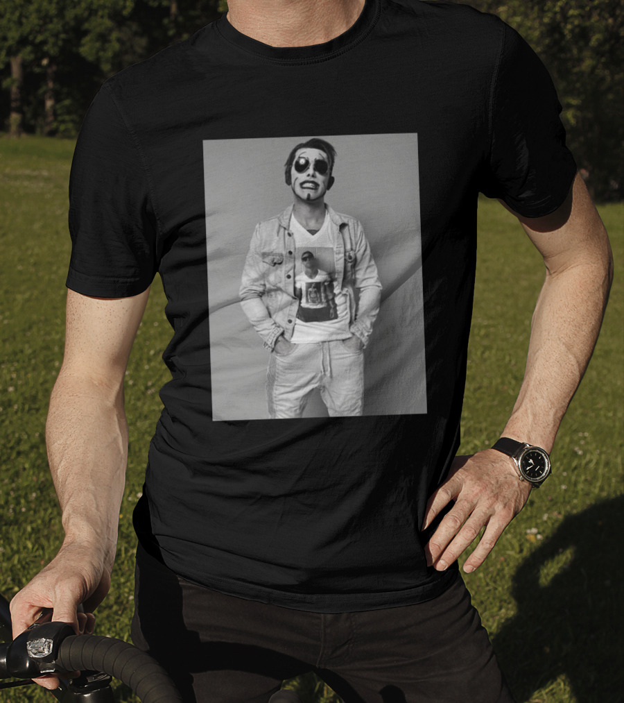 Danhausen NYCC Good Friends Black And White Denim Style With Face Paint T-Shirt