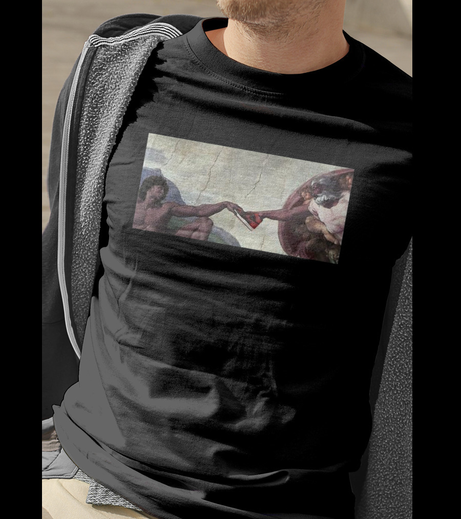 Sneaker Warz Merch Kiwiuh Bred Chapel Creation T-Shirt