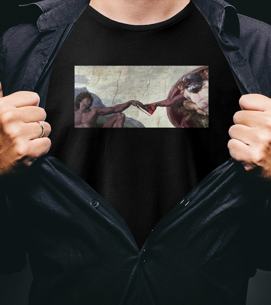 Sneaker Warz Merch Kiwiuh Bred Chapel Creation T-Shirt