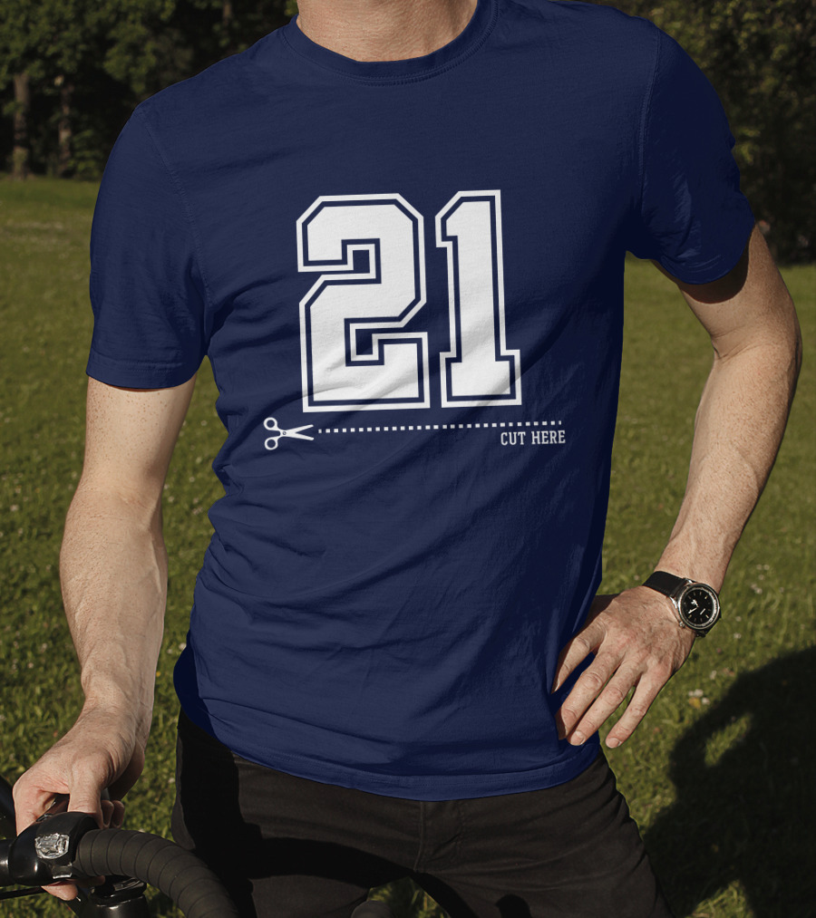 Cowboys Nation Twisted Gorilla 21 Cut Here T-Shirt