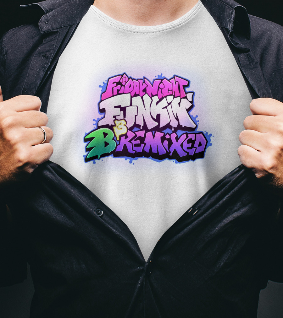 Friday Night Funkin B3 Remixed B3FNF T-Shirt