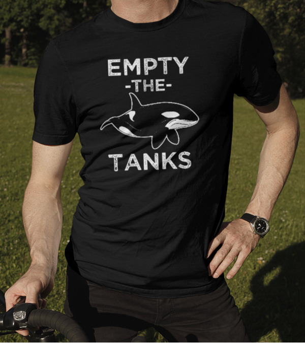 Empty The Tanks Orca Awareness Conservation Movement T-Shirt