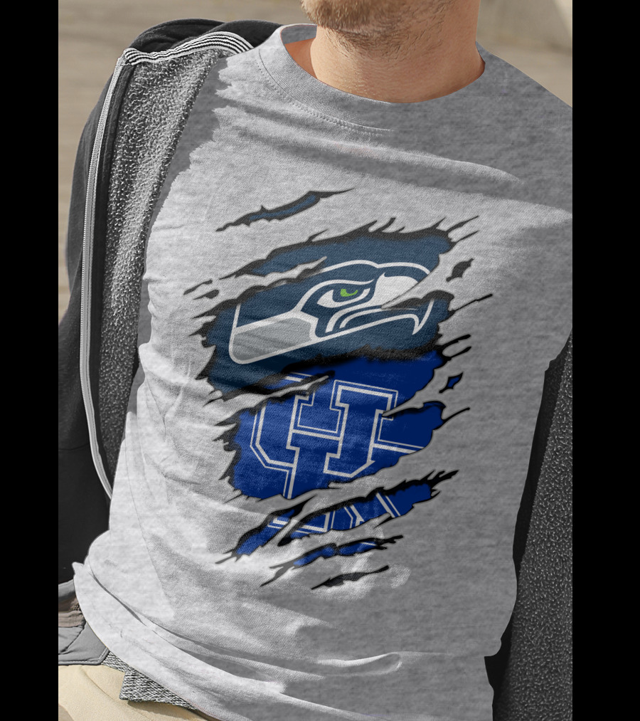 Seahawks UK Logo Fusion T-Shirt