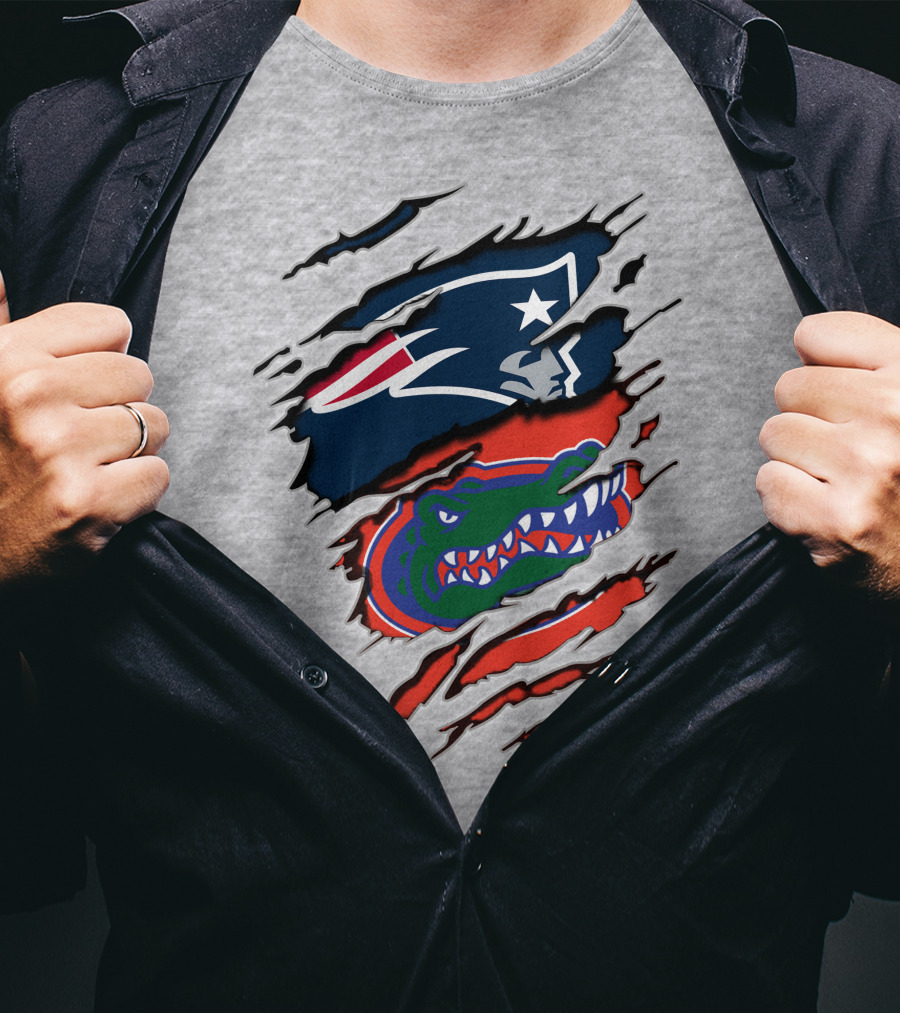 Patriots Gators Claw Marks T-Shirt