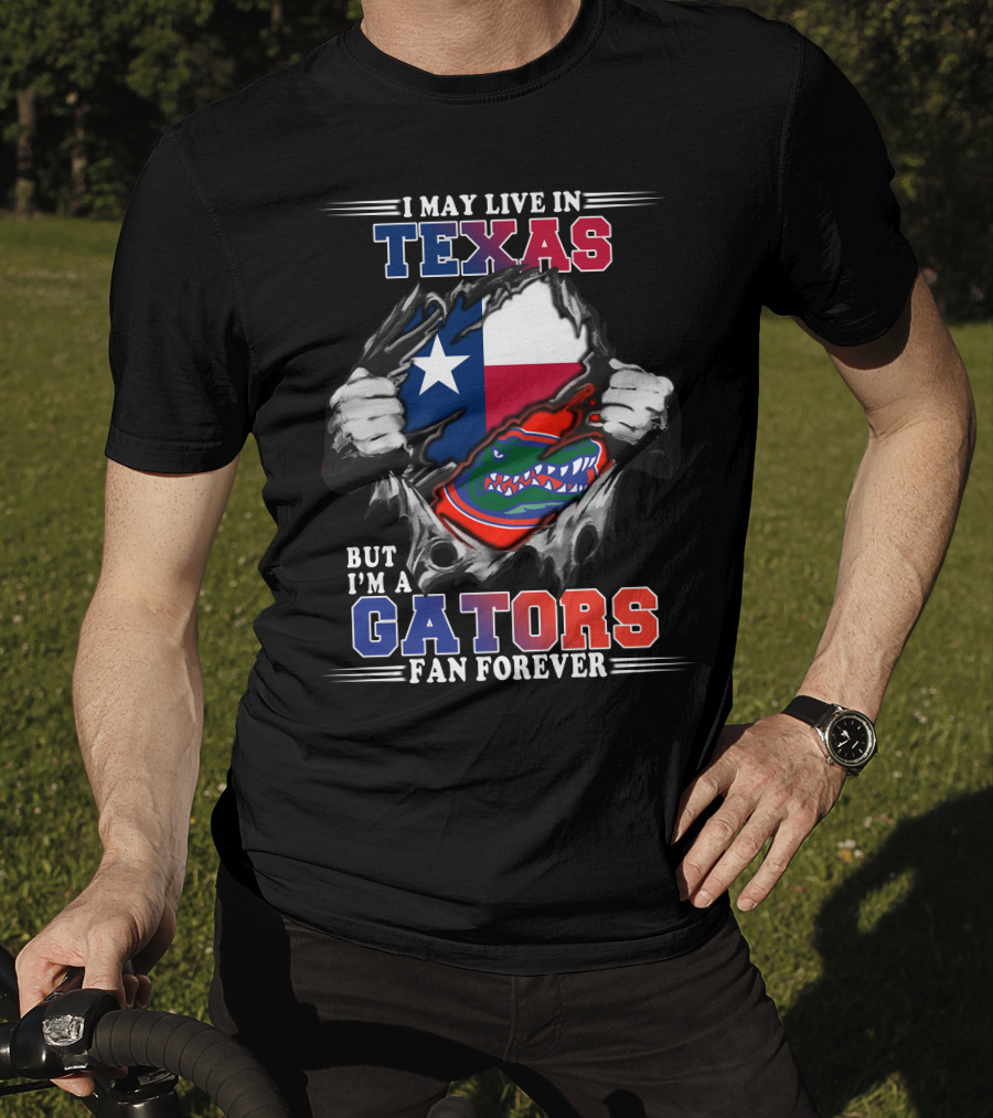Texas Gators Fan Forever State Pride Combo T-Shirt