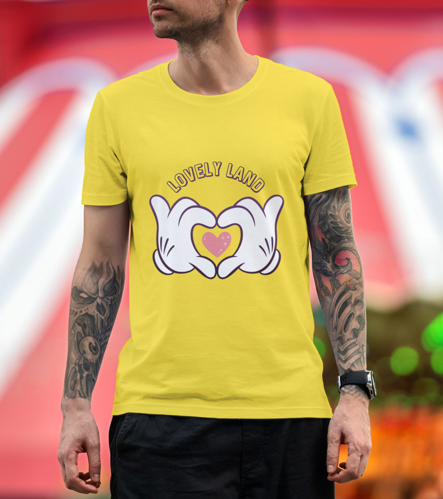 Lovely Land Heart Hands T-Shirt