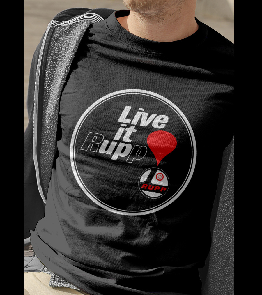 Live It Rupp Vintage Logo Red Balloon T-Shirt