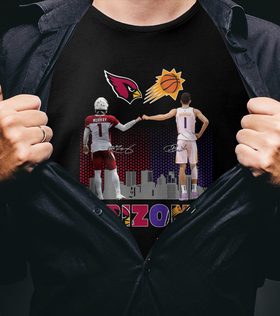 Arizona Cardinals Suns Murray Booker T-Shirt