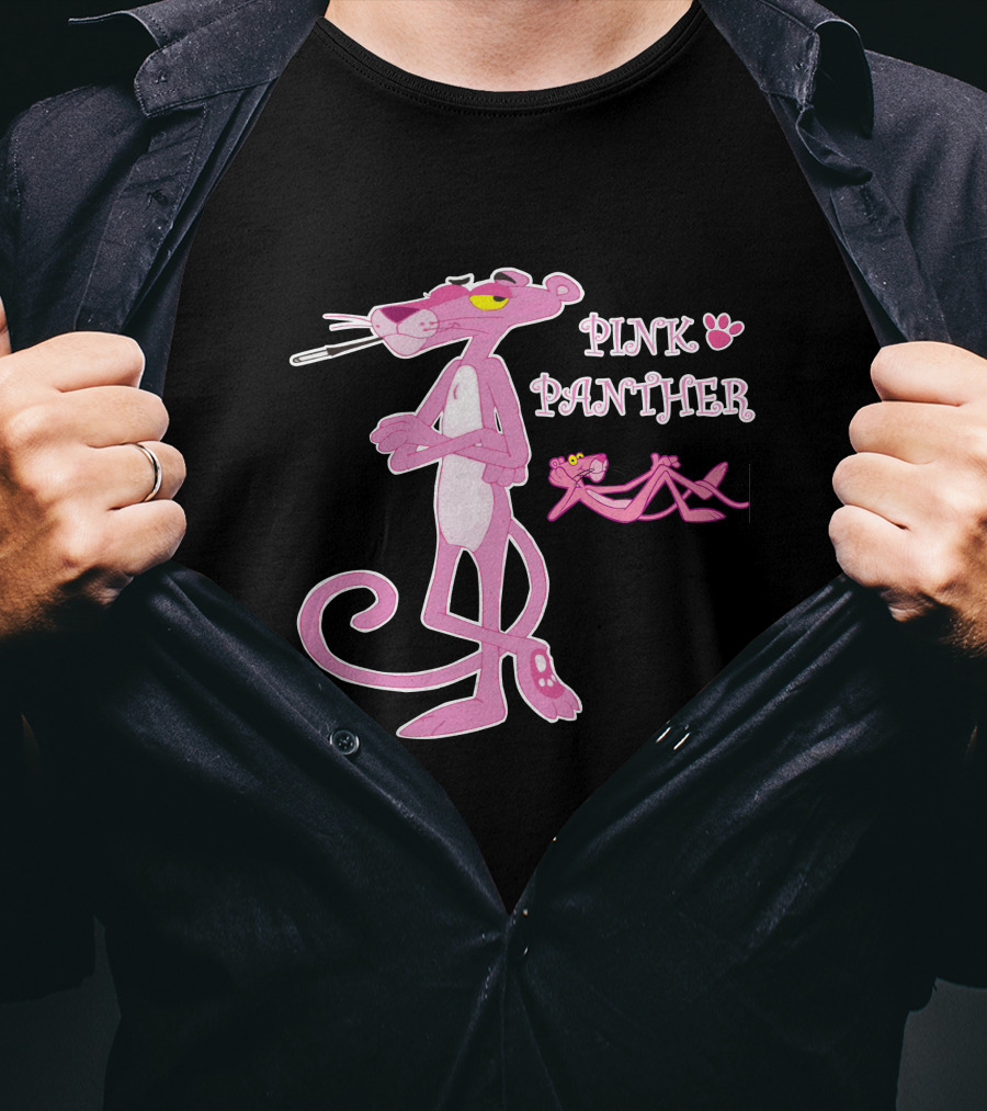 Pink Panther Classic Style Lined T-Shirt