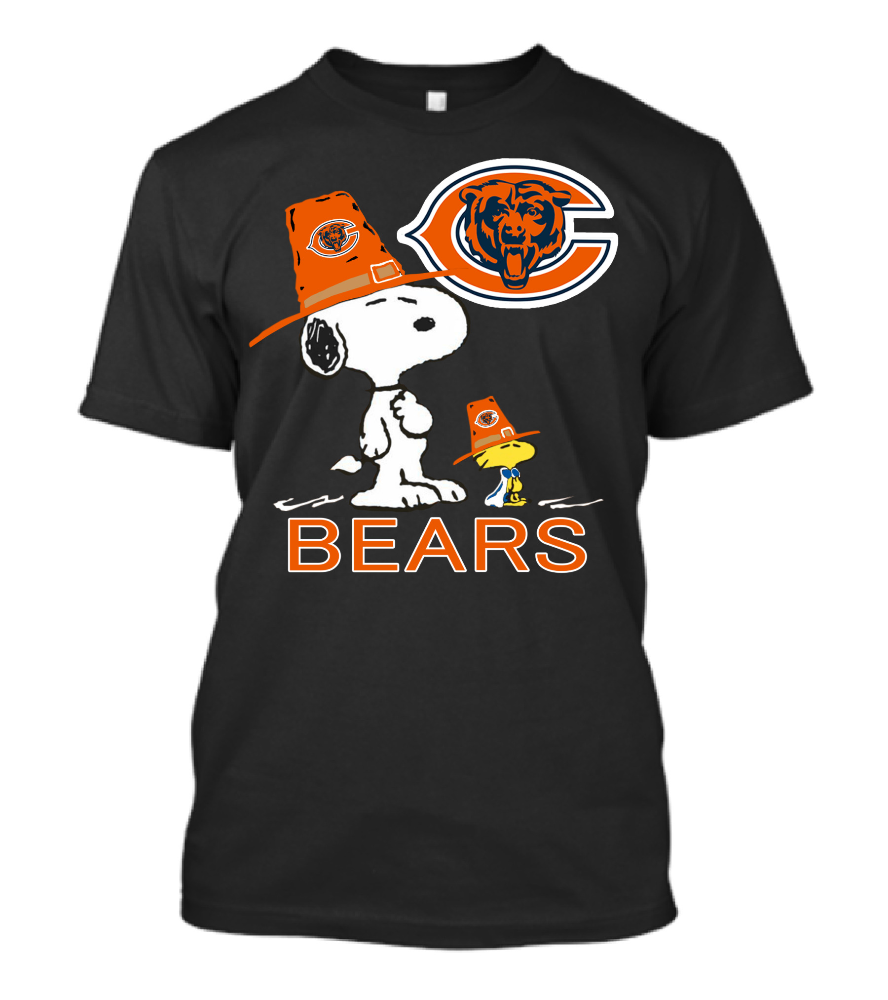 Chicago Bears Snoopy Thanksgiving Football T-Shirt