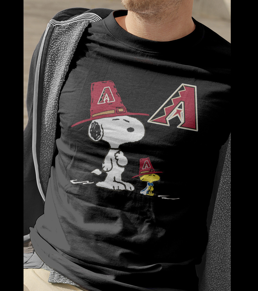 Arizona Diamondbacks Snoopy Woodstock A T-Shirt