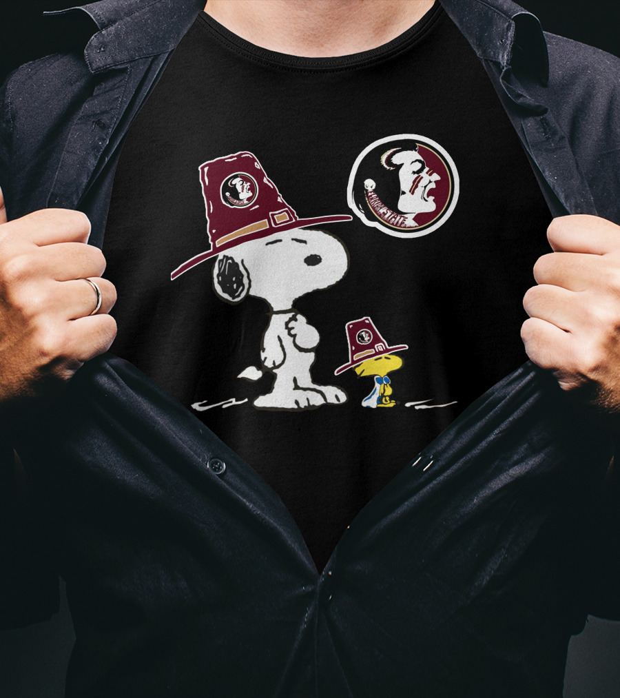 Florida State Seminoles Snoopy And Woodstock T-Shirt