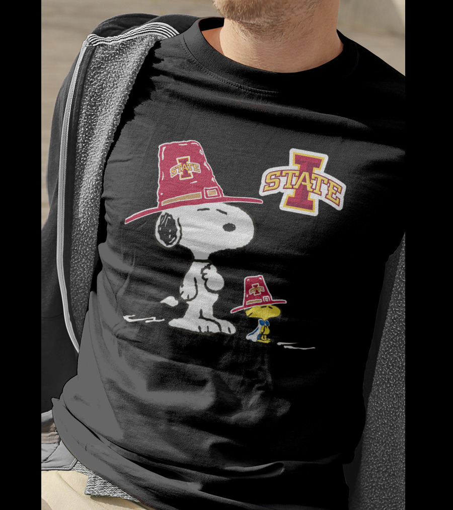 Iowa State Cyclones Snoopy Woodstock State I T-Shirt