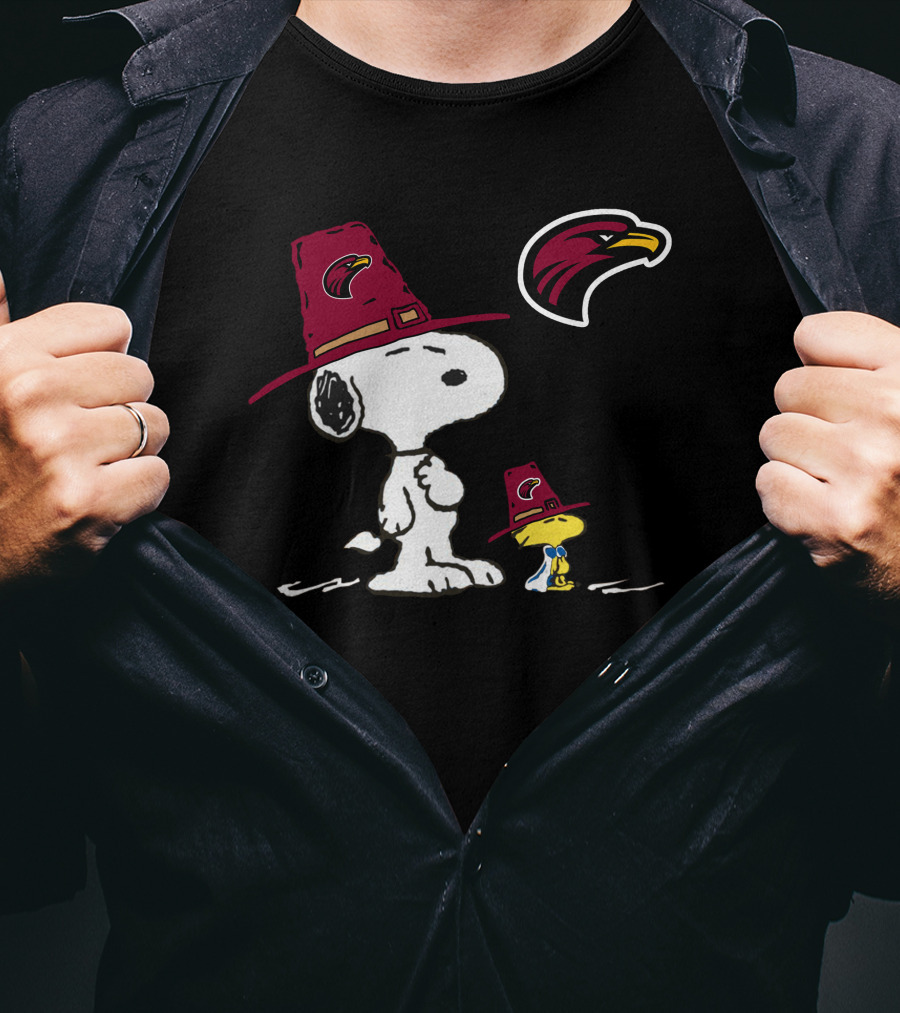 UL Monroe Warhawks Snoopy Woodstock Vintage Hat T-Shirt