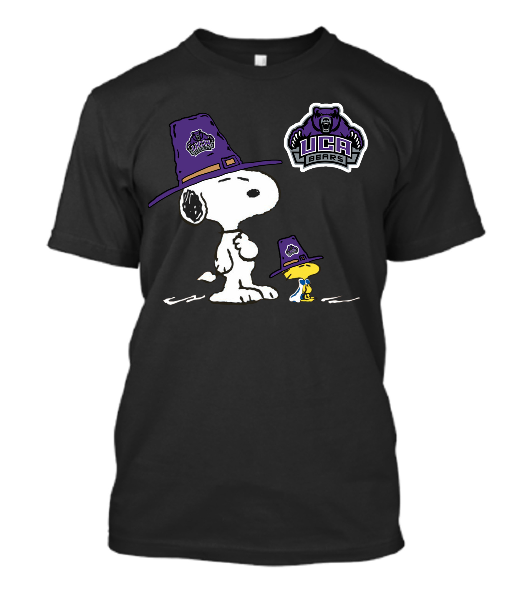 Cent Arkansas Snoopy UCA Bears Thanksgiving Football Pride T-Shirt