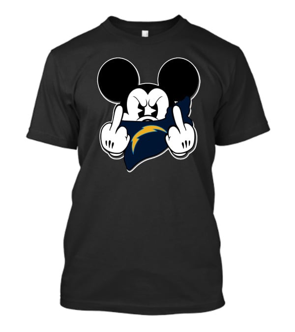 Mickey Mouse La Chargers Gesture T-Shirt