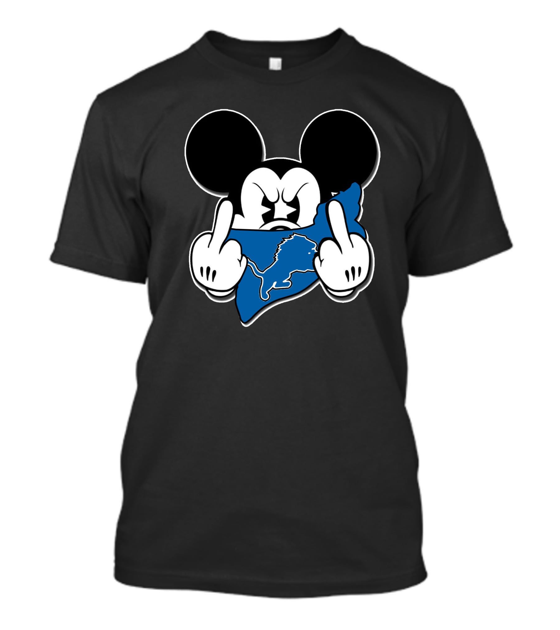 Mickey Mouse Detroit Lions Gesture T-Shirt