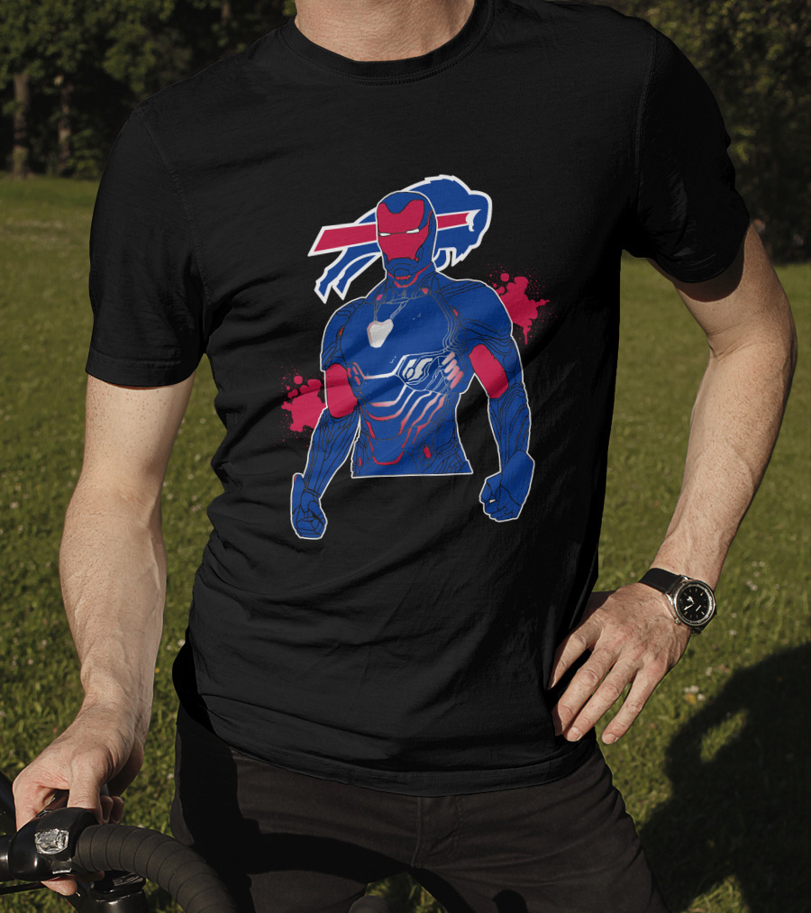 Iron Man Buffalo Bills Mashup T-Shirt
