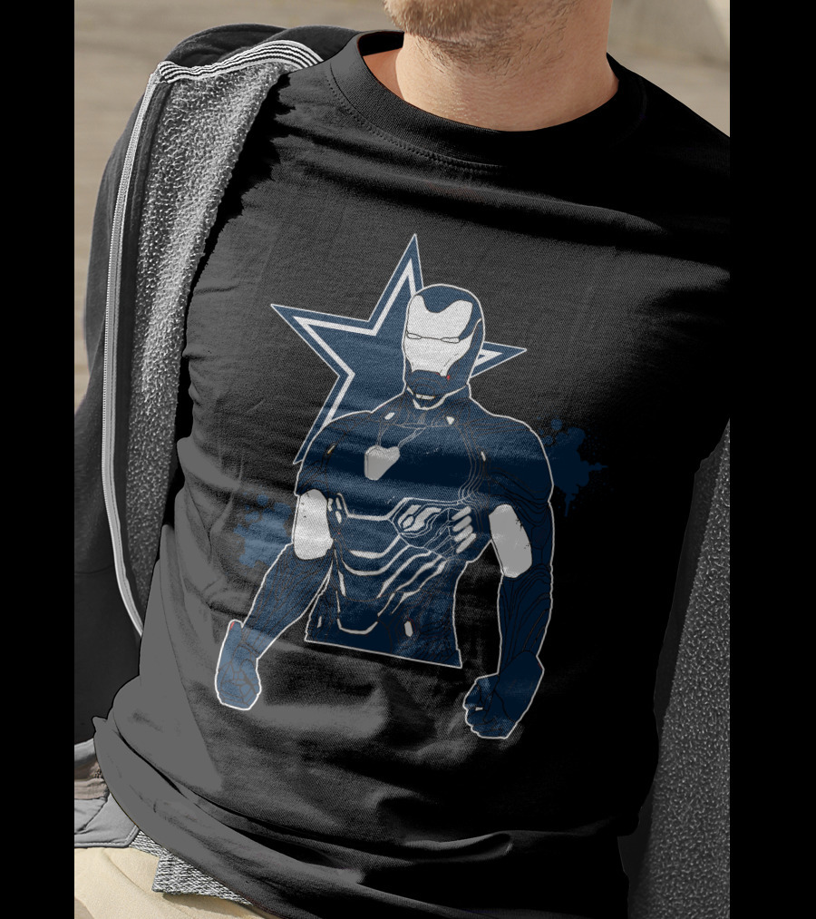 Dallas Cowboys Iron Man Fusion T-Shirt