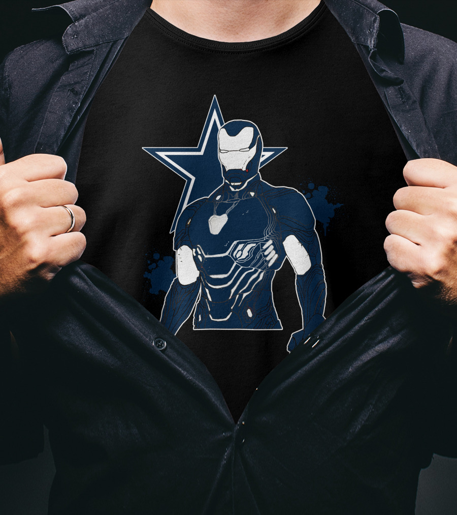 Dallas Cowboys Iron Man Fusion T-Shirt