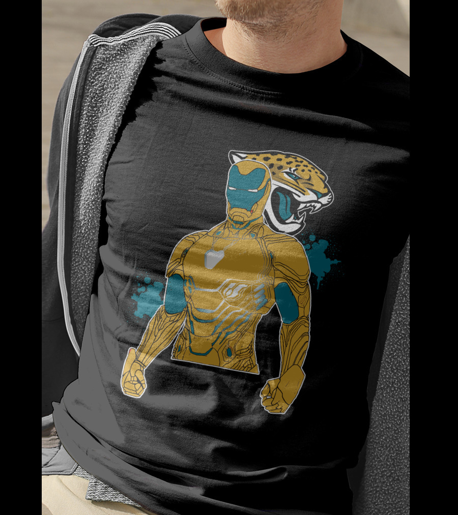 Iron Man Jaguars Crossover T-Shirt