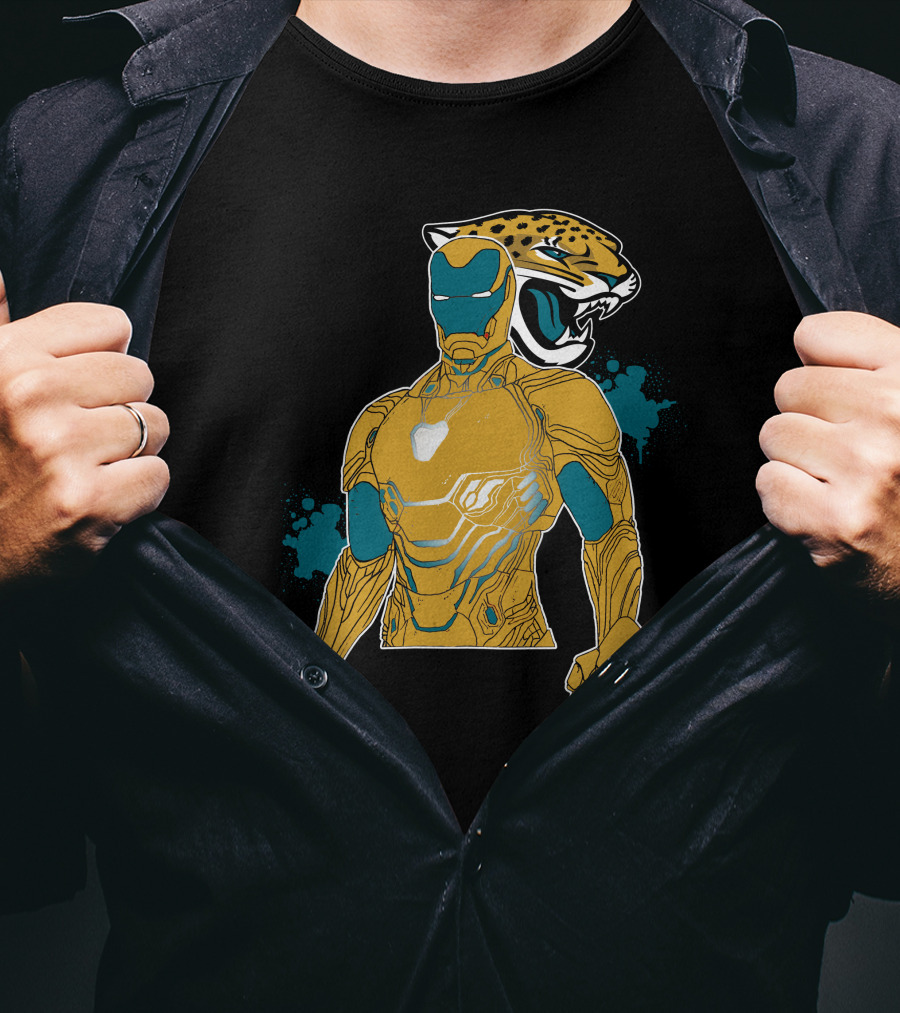 Iron Man Jaguars Crossover T-Shirt