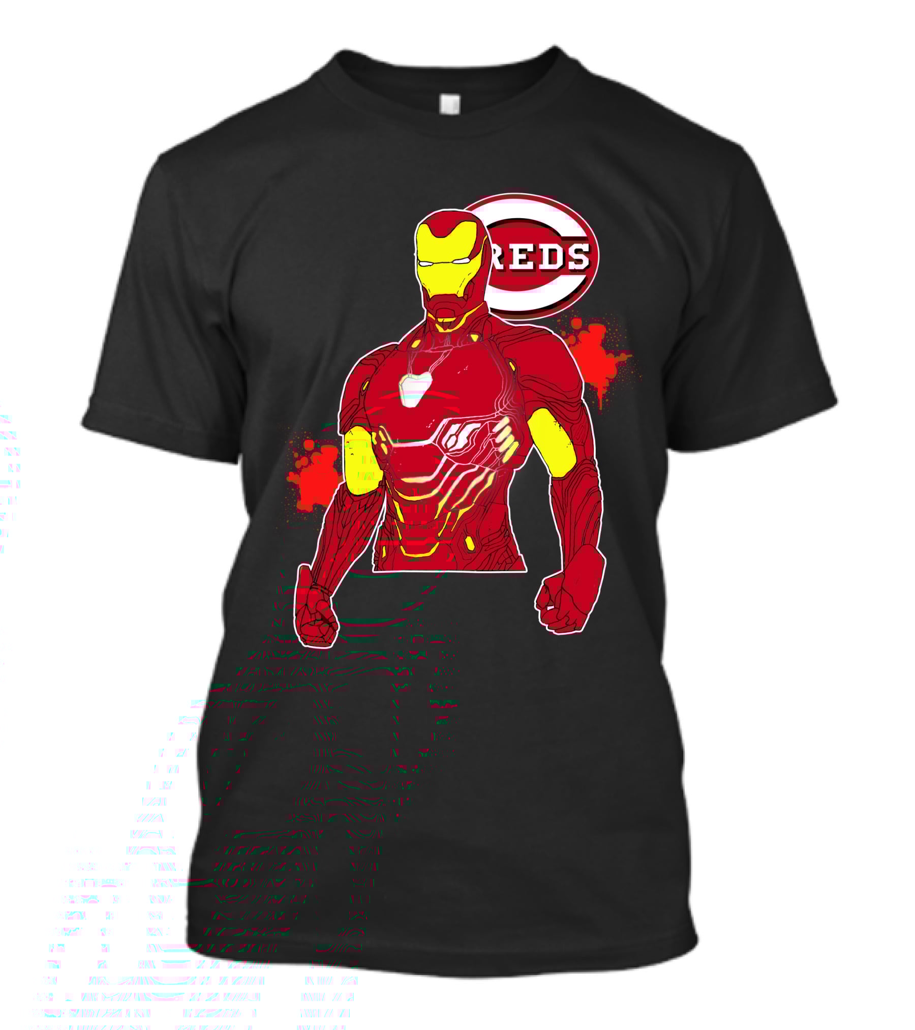 Iron Man Cincinnati Reds Collaboration T-Shirt