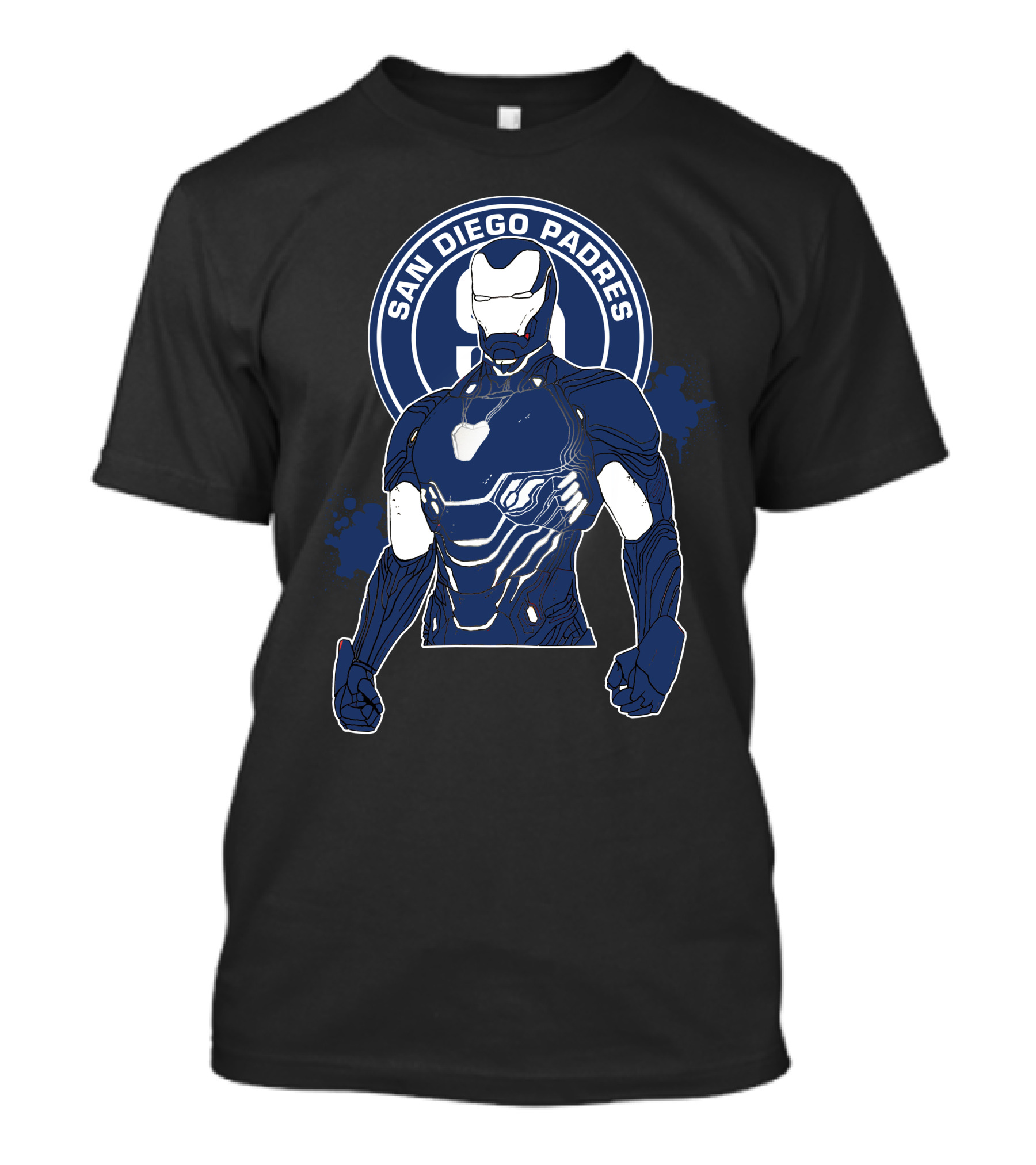 Iron Man San Diego Padres Crossover T-Shirt
