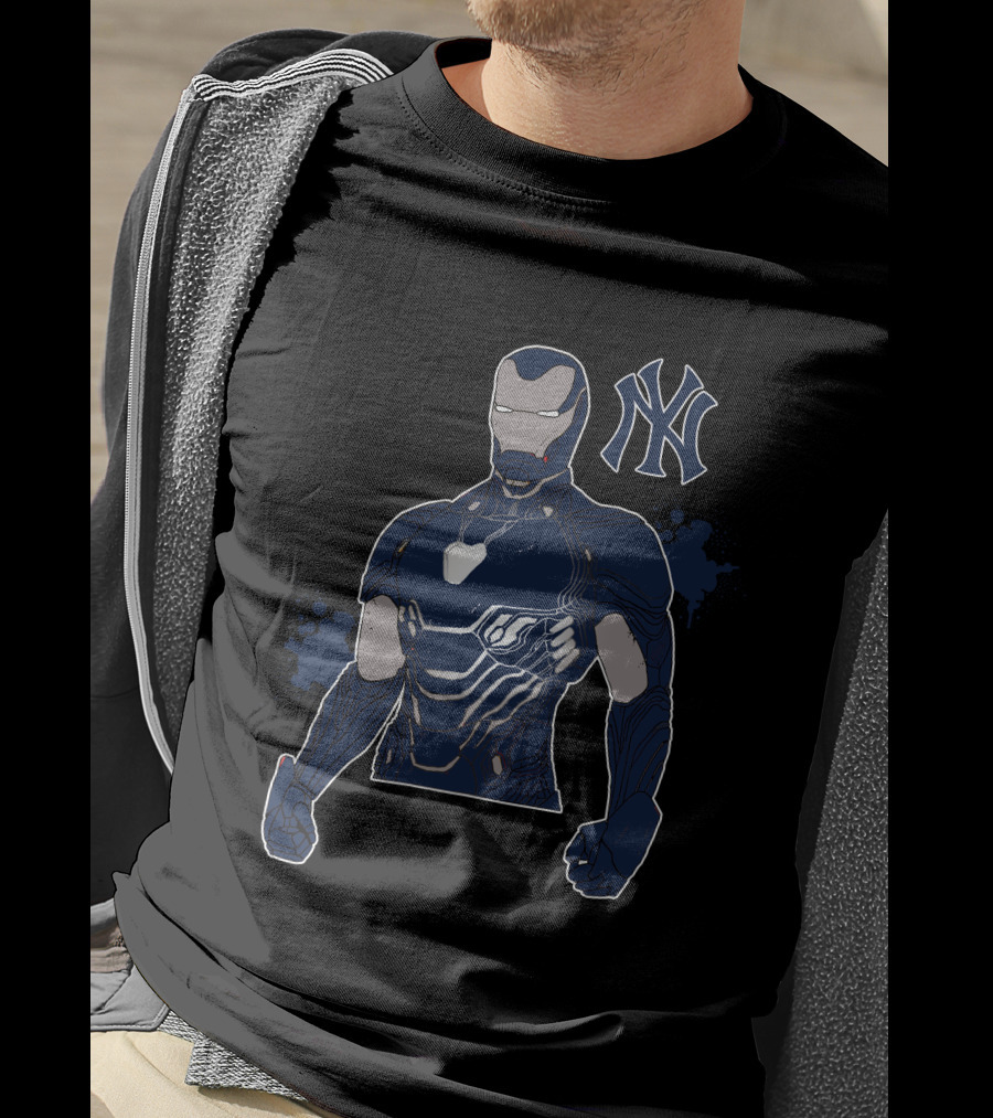 Iron Man Yankees Crossover T-Shirt