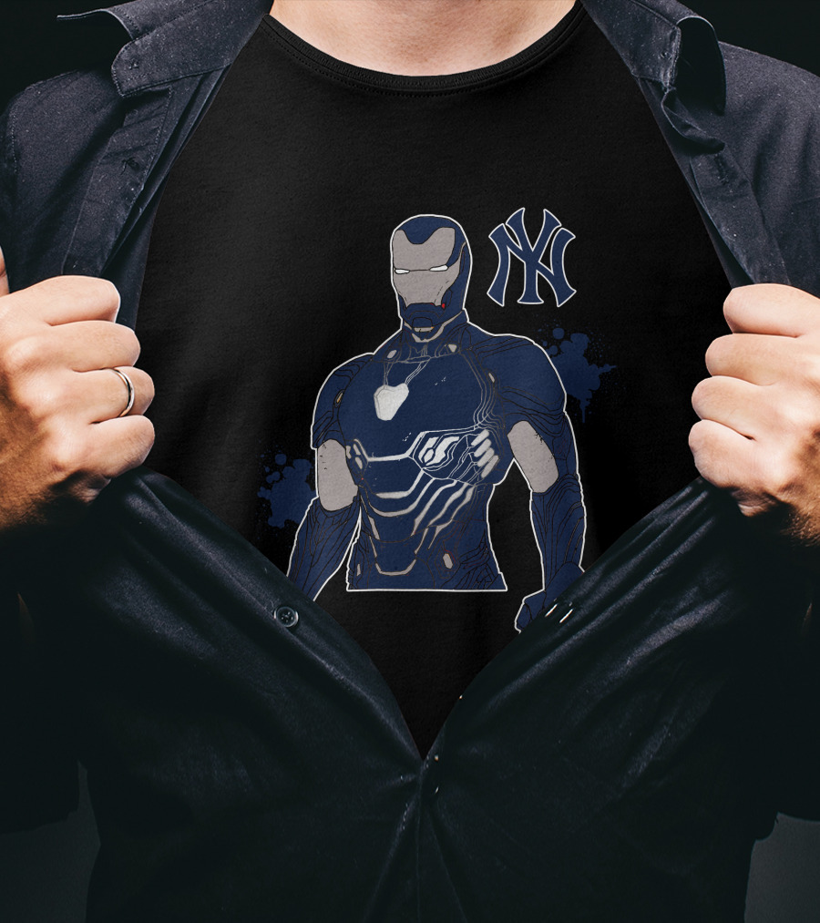 Iron Man Yankees Crossover T-Shirt