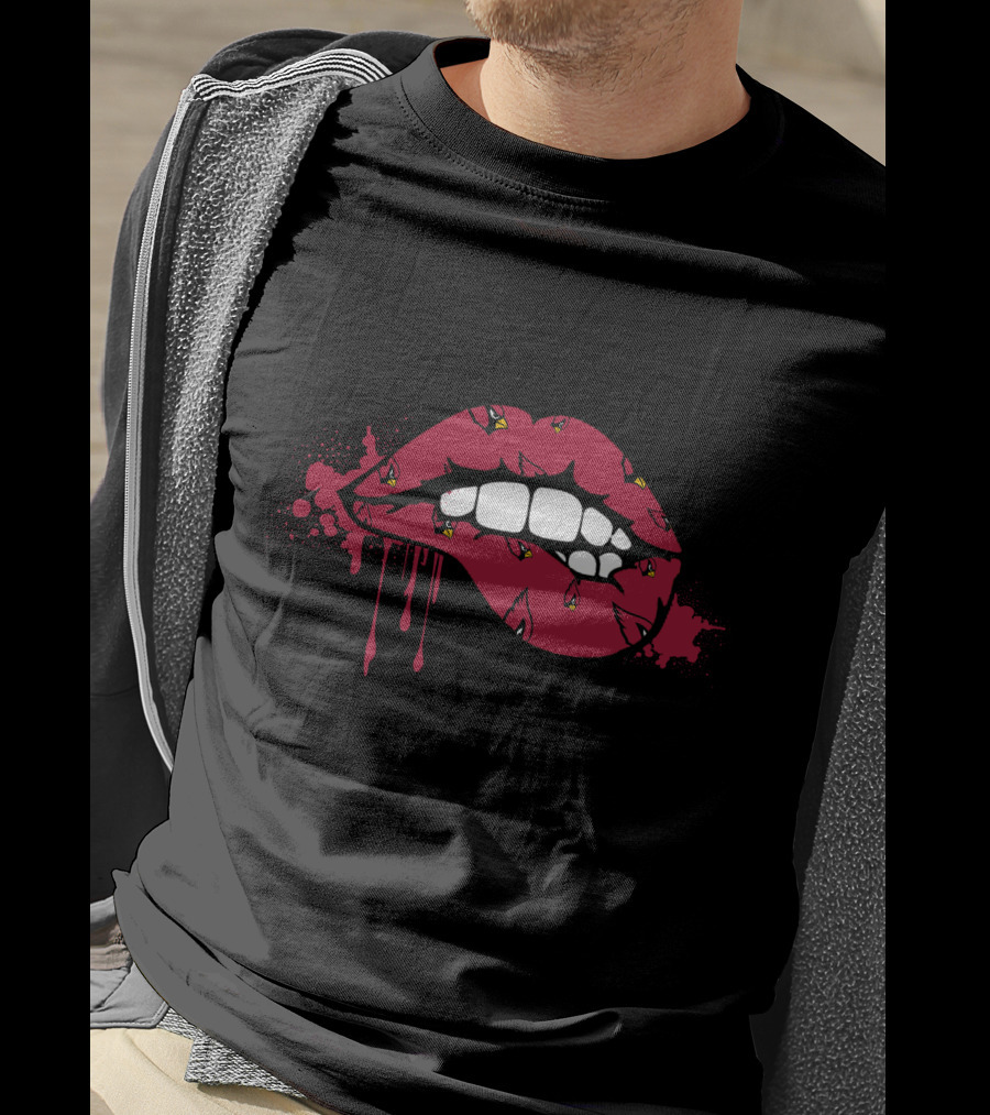 Dripping Lips With Cardinals T-Shirt