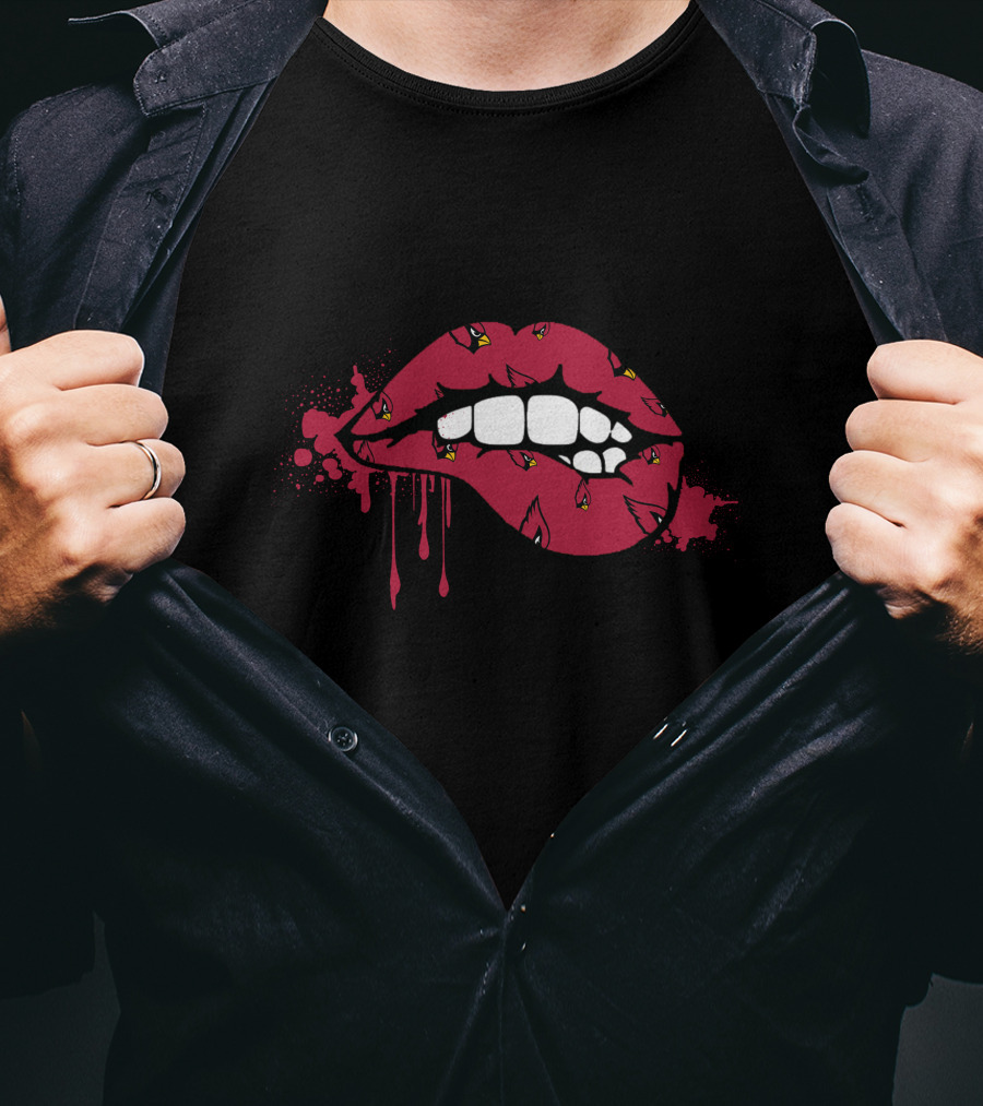 Dripping Lips With Cardinals T-Shirt