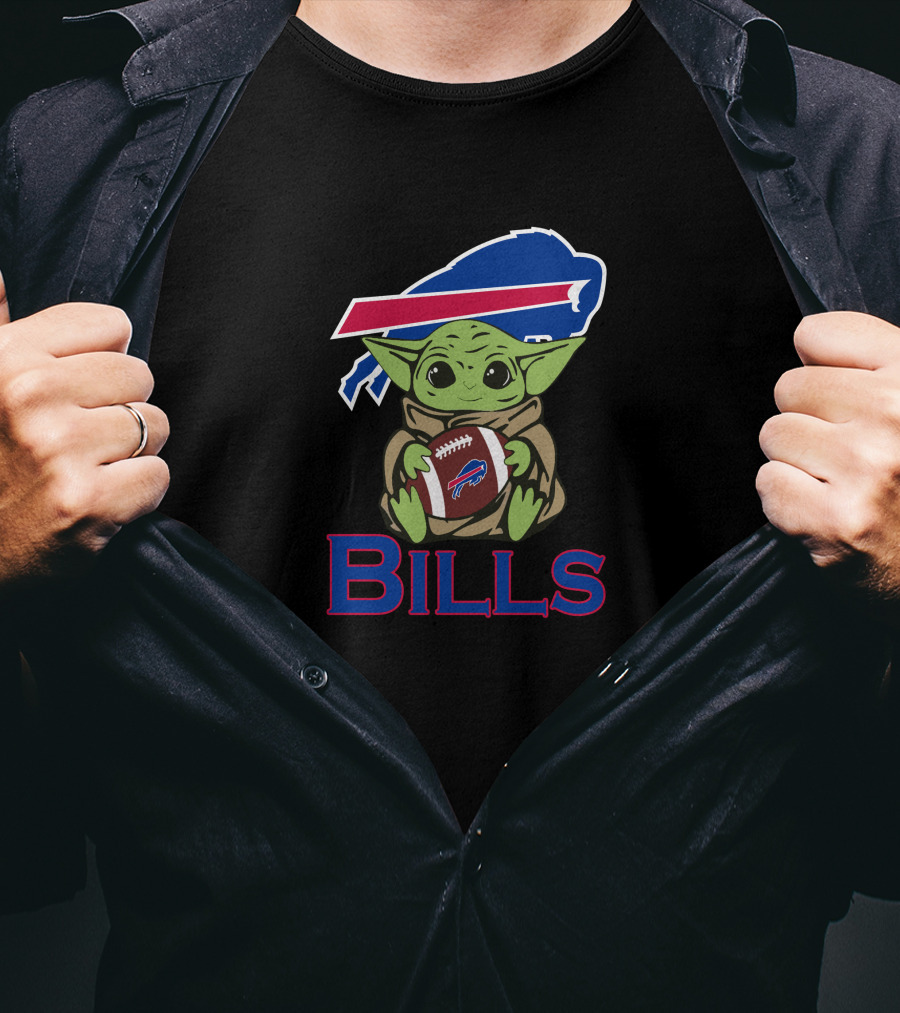 Bills Baby Yoda Star Wars Buffalo Football T-Shirt